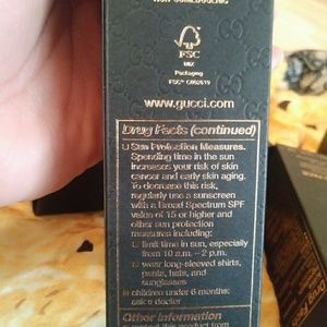 Authentic New Gucci makeup.